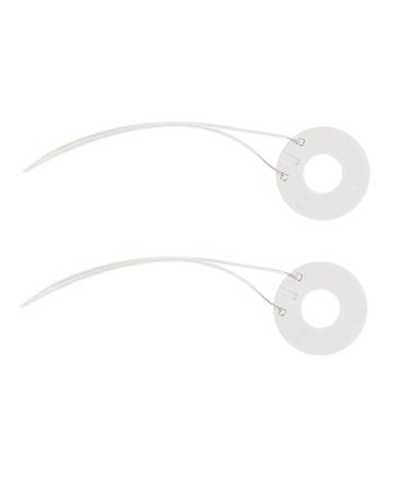 VINTORKY 2pcs Ceramic Coil Replacement Heating Plate Repair Kit Replacement Hot Ring Coils Ceramics White
