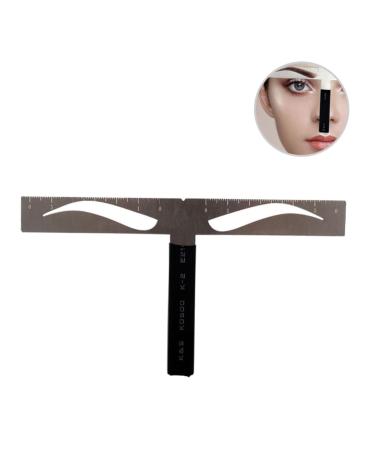 Mikinona Stencil Caliper for Kit Reusable Professional Eyebrows Positioning Three-point Balance Classic