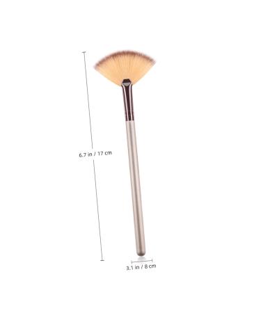 KALLORY Lip Gloss Kits & Makeup Brush Set - Blush Highlighter & Facial Fan Brushes for Women - Bamboo Handle - Perfect for Flawless Makeup Application - Buy Online on GoSupps.com