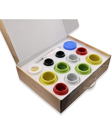 Vejia 10-Part Ceramic Cupping Set for Massage Therapy - Chinese Cupping Cups for Home & Beauty Salon Use - Buy Online on GoSupps.com