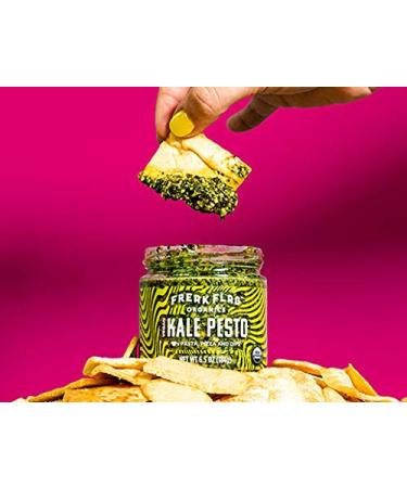 Freak Flag Organics Pesto Variety Pack - Tomato Bruschetta, Kale, Carrot - USDA Organic, Vegan, Nut-Free - 6.75 oz (Pack of 3) - Buy Online on GoSupps.com