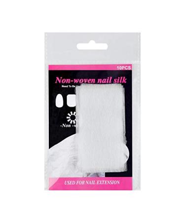 10 Pieces Fiberglass Silk Wrap Nail Extension - Nonwoven Silk Art Tool for Perfect Nails - Buy Online on GoSupps.com