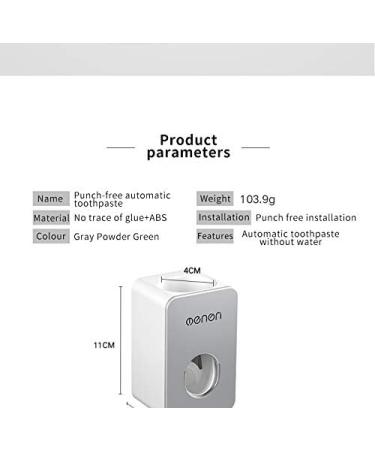 Fayelong Automatic toothpaste set hanging punch free toothpaste toothbrush rack toothpaste rack lazy squeeze artifact (Pink) - Buy Online on GoSupps.com