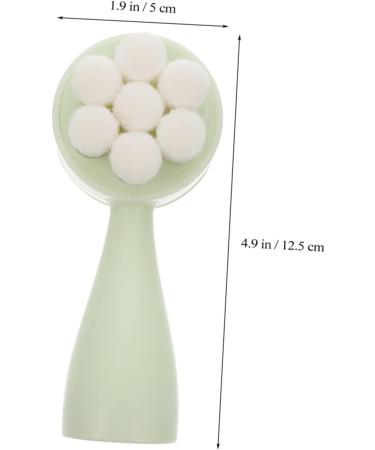 Housoutil Face Brush Silicone Facial Household Exfoliating Brush Silicone Face Manual Facial Face Washing Brush Facial Brush Rack Skin Portable Cleansing Brush Silica Gel - Buy Online on GoSupps.com