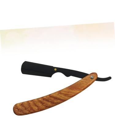 Angoily Men's Hair Cutting Razor - Strawberry-Haired Spang Design Bamboo Holder - Ideal for Manual Shaving & Grooming - Buy Online on GoSupps.com