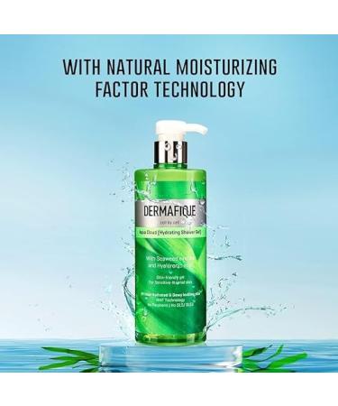 Aqua Cloud Hydrating Shower Gel 500ml - Unisex Body Wash with Seaweed Extract & Hyaluronic Acid - Ideal for Sensitive Skin - Dermatologist Tested - Buy Online on GoSupps.com