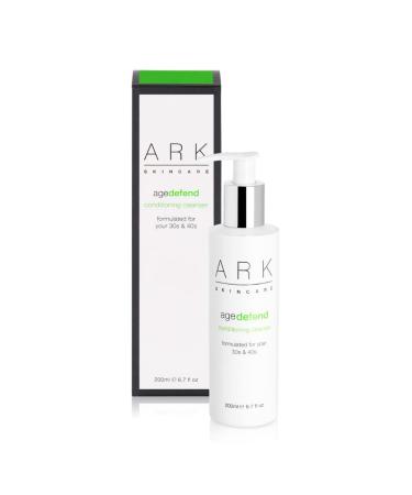 ARK Skincare Age Defend Conditioning Cleanser for use in your 30s & 40s suitable for Sensitive Skin with Antioxidants Kiwi & Vitamin A 200ml