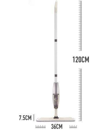 Floor Cleaning Type Flat Mop Dust Mop Spray Floor Pads 360 Degree Handle for Home Kitchen Laminate Wood Ceramic Tiles Floor Cleaning - Buy Online on GoSupps.com