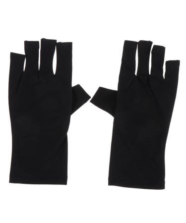 POPETPOP 4 Pairs Nail Gloves Sunblock Gloves Manicure Gloves Uv Protection Fingerless Uv Gloves Fingerless Driving Gloves Fingerless Gloves Gel Polyester Anti-uv Dryer Miss - Buy Online on GoSupps.com