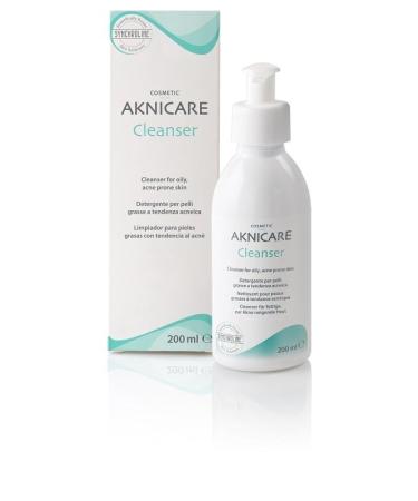 Synchroline Synchroline - Aknicare Cleanser Face and Body Wash 200 ml for Acne-Prone Skin with Pyruvic Acid and Triethyl Citrate Exfoliating and Sebum-Regulating Action Made in Italy