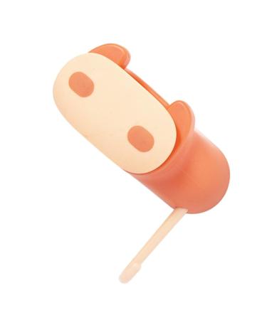 Garneck Bathroom Mop Hanger Towel Hook Garden Tool Holder Wall-Mounted Mop Holder Mop Broom Holder Broom Rack Broom Hanger Clamps Hardware Wall Mop Holder Organizer No Punching Orange 10.40X5.00X4.50CM