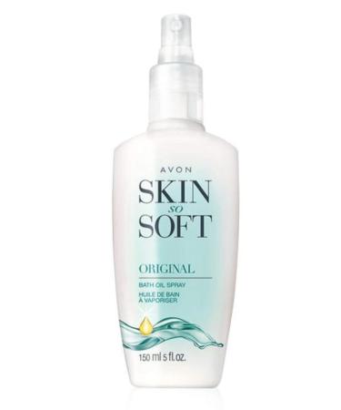 AVON Skin So Soft Original Bath Oil Spray with Pump, 5 Fl Oz Original 5 Fl Oz (Pack of 1)