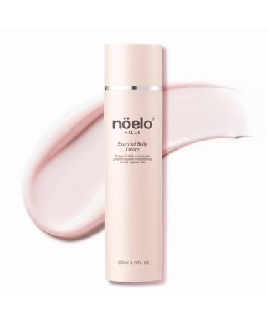 Noelo Hills Advanced Stretch Mark Cream for Pregnancy Weight Gain Growth Spurts - Pregnancy-Safe - Korean Skincare - Clinically Proven - Ultra Clean Ingredients - Fragrance Free - Vegan - 6.76 fl oz