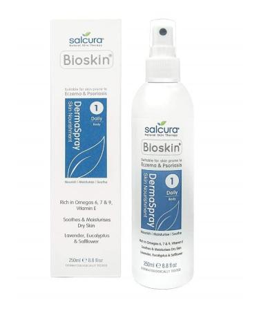 Salcura Natural Skin Therapy Bioskin Dermaspray Intensive Perfect For Dry & Itchy Skin Easy To Use Spray 250ml