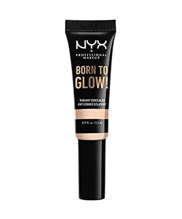 Nyx Professional Makeup Born to Glow Radiant Concealer dazzling finish reduction of eye rings highlights and contouring vegan formula color: Fair - Buy Online on GoSupps.com