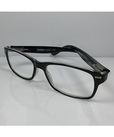 Buy I NEED YOU Men's Reading Glasses +2.5 Model Robert Stylish Black Reading Aid with Case International Shipping Available - Buy Online on GoSupps.com