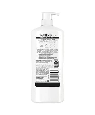 Pantene Pro-V Repair + Shine Shampoo for Damaged Hair - 38.2 fl. oz | Split Ends Treatment | Shop Internationally - Buy Online on GoSupps.com