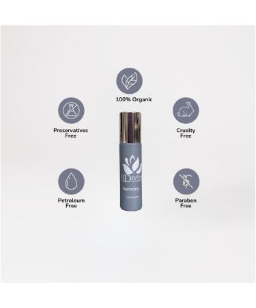 B Divine Aromatherapy Essential Oil Roll-On 100% Pure Therapeutic Grade | Natural Aromatherapy for Stress Relief Sleep Energy & Focus | Easy On-The-Go Wellness | 10ml (Harmony) - Buy Online on GoSupps.com
