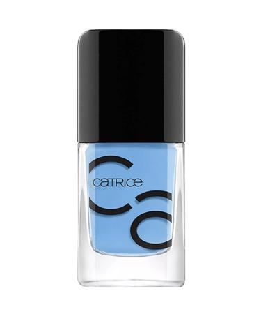 Catrice ICONAILS No. 117 Aqua Man-icure Blue Long-Lasting Shiny Acetone-Free Vegan Microplastic Particles Free (10.5 ml)
