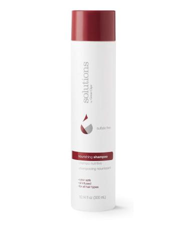 GREAT CLIPS Solutions Nourishing Shampoo 10oz | Argan Oil | Sulfate and Paraben Free | Moisturizes and Restores Shine | Safe for Color-treated Hair - Buy Online on GoSupps.com
