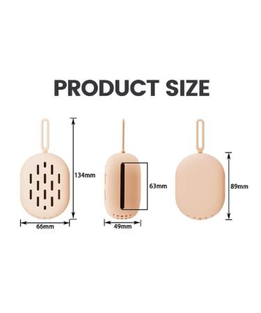 Travel Makeup Sponge Blender Case - 2 in 1 Holder & Cleaner | Washable Silicone & Detachable Hook | Breathable Design for Clean Cosmetics - Buy Online on GoSupps.com