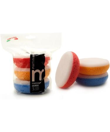 Buy MartiniSPA Massage Color Round Sponge Family Pack | 3 Pieces - International Shipping Available - Buy Online on GoSupps.com