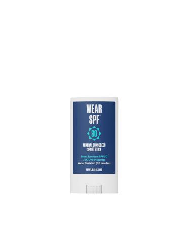 Mineral Sunscreen Sport Stick Mess-Free Water-Resistant Pocket-Size Face Stick (1)