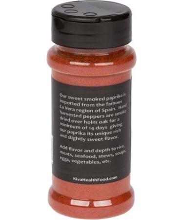 2 Pack Smoked Spanish Paprika by Kiva Gourmet - Hot + Sweet Flavors - 4 oz Total WT - La Vera Region of Spain - Buy Online on GoSupps.com