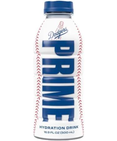 PRIME Hydration Sports Drink by Logan Paul & KSI - Los Angeles Dodgers Edition with Glowberry - 500ml - Buy Online on GoSupps.com