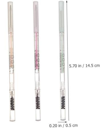 Angoily 5pcs Tools Eye Brush with Pencils S Double-head Brown Pencil Thin Pens Makeup Eyebrow - Buy Online on GoSupps.com