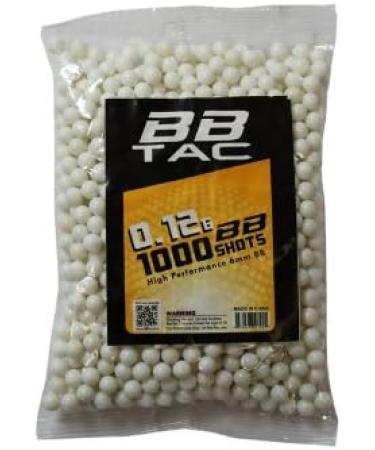 BBTac 1000 .12g 6mm Airsoft BBs - High-Quality Ammo for Airsoft Guns - Buy Online on GoSupps.com