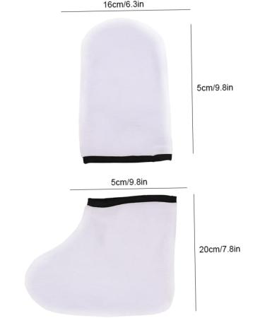 Hand Moisturizer Gloves Paraffin Wax Gloves Hand Foot Care Exfoliating Covers Paraffin Wax Protection Retain Heat Hand Foot Care Gloves Set for Removing Dead Skin - Buy Online on GoSupps.com