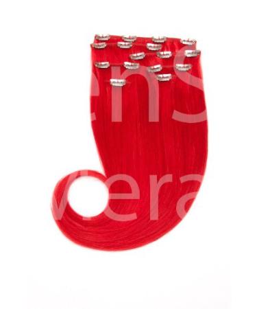 Shop 100% Indian Remy Clip In Hair Extensions - 7 Piece Set 70g 60cm - Thickening Red Human Hair - Buy Online on GoSupps.com