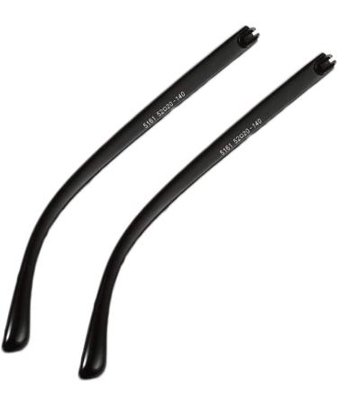 VIORNO Glasses Legs Glasses Legs 1 Pair of Plastic Replacement Temples for Glasses Black