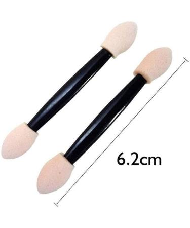 50 Pack Eyeshadow Brushes Dual Sided Eyeshadow Brush Sponge Tipped Oval Makeup Applicator Makeup Brush Makeup and Care Professional Design - Buy Online on GoSupps.com