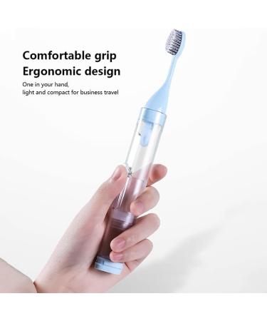 JCYUANI 3-in-1 Portable Travel Toothbrush with Toothpaste Dispenser and Case - Ideal for Camping, School, and Home Use - Buy Online on GoSupps.com