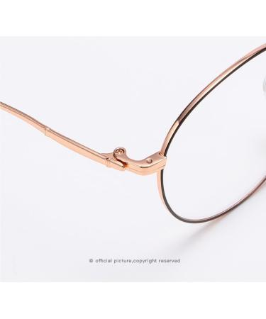 PARWANA Retro Round Blue Light Blocking Readers - Designer Anti-UV Eyeglasses +250 - Stylish Reading Glasses for Eye Protection - Buy Online on GoSupps.com