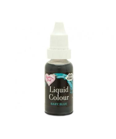 BABY BLUE - Rainbow Dust liquid colour- Liquid Food Colour Air Brush Colour for cake decorators