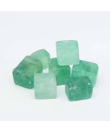 18mm-22mm Natural Green Fluorite Cube TumblesStone Gift for Decoration 5pc Can be Used for JZIGTDEM - Buy Online on GoSupps.com