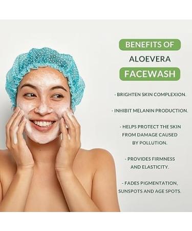 Otr.ix Aloe Vera Face Wash - Natural Moisturizing Cleanser for All Skin Types | Soothing & Nourishing 100ml for Glowing Skin - Buy Online on GoSupps.com