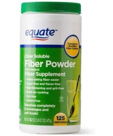 Equate Sugar-Free Fiber Powder - 90 Servings 12.3 oz (2 Pack) | Digestive Health Supplement - Buy Online on GoSupps.com