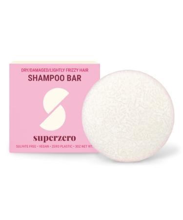 superzero Restoring & Repairing Shampoo Bar for Dry, Damaged, and Lightly Frizzy Hair; Hydrates, Revives, and Protects; Lathers Luxuriously, Sulfate Free, Plastic Free, Vegan, and Stylist Recommended