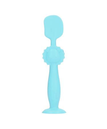 Baby Windle cream brush 15 cm high baby-po-cream spatula soft silicone-baby-po-cream applicator suction basis diaper cream spatula (blue)