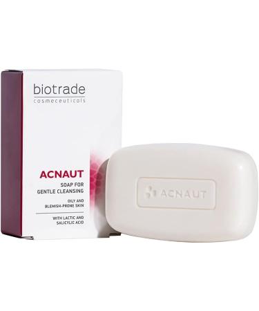 Biotrade Acnaut Soap 100g - Removes Blackheads, Tightens Pores for Oily Skin - Buy Online on GoSupps.com