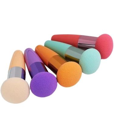 Mushroom Head Makeup Brush with Handle Powder Puff Makeup Sponge Women's Makeup Beauty Tools (Color : Rose red) - Buy Online on GoSupps.com