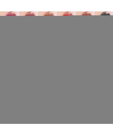 Pearlescent Lipstick - Glitter Lip Gloss - Water and Smear Resistant - 6 Glitter Lipstick for Women - Ideal for Day Parties Travel Appointments