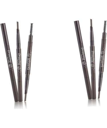 Beavorty 2pcs 2 1 eyebrow pen eyebrow brush brow pencil eye brow brush Double headed eyebrow microblading - Buy Online on GoSupps.com