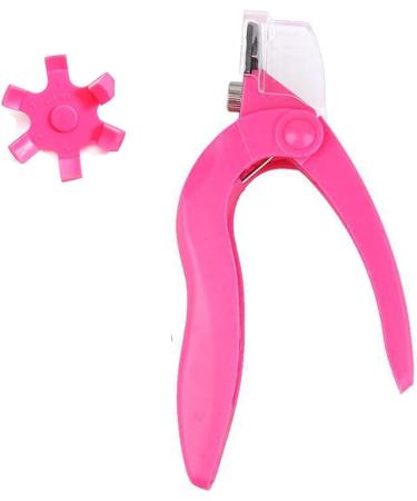 U-K Acrylic Nail Clipper Adjustable Stainless Steel Gel Fake Nail Tip Cutter Artificial Fake Nail Trimmer for False Nail Art Manicure Tools Pink Lovely and practical - Buy Online on GoSupps.com