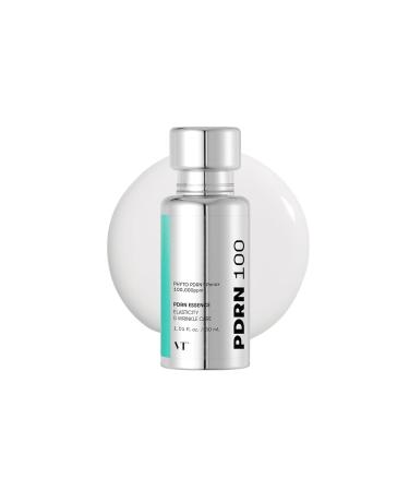 VT COSMETICS PDRN 100 Essence Korean Gingseng Plant-derived PDRN Serum for Natural Glow Korean skincare 1.01 fl. Oz.