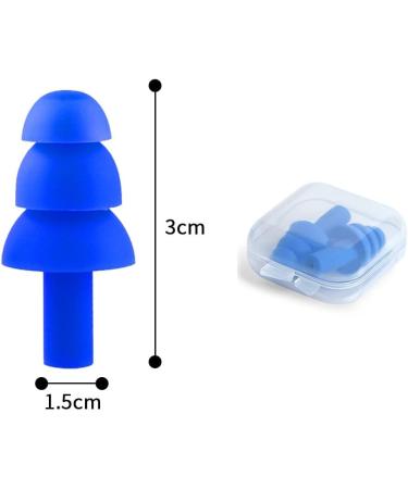 Reusable Silicone Ear Plugs 4 Pairs For Swimming Sleeping Working Hearing Protection Prevent Noise (Pink+Clear+Yellow+Orange) - Buy Online on GoSupps.com